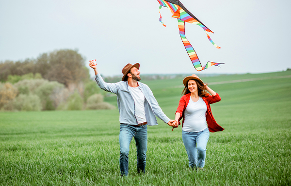 Couple en promenade